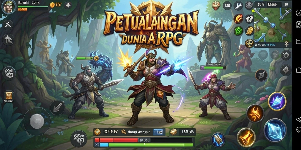 Tampilan gameplay 2757 yang menakjubkan dalam petualangan RPG.