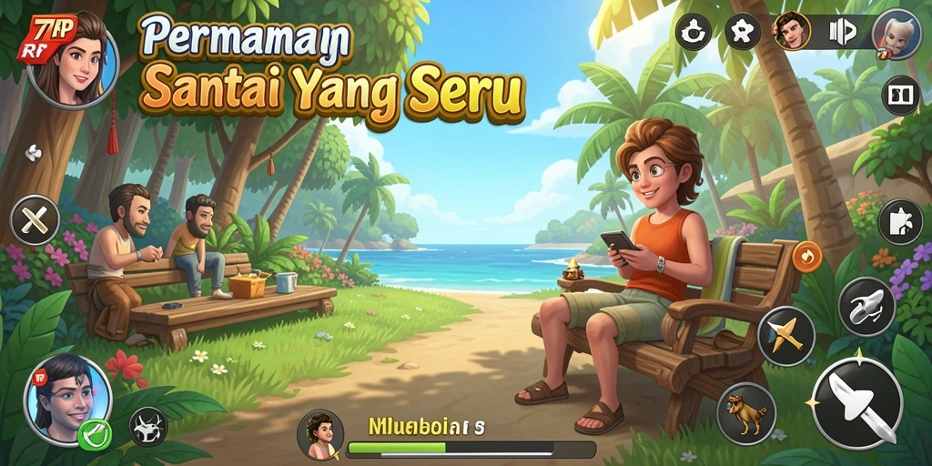 Tampilan gameplay menarik dari 77RP yang sesuai untuk semua kalangan.