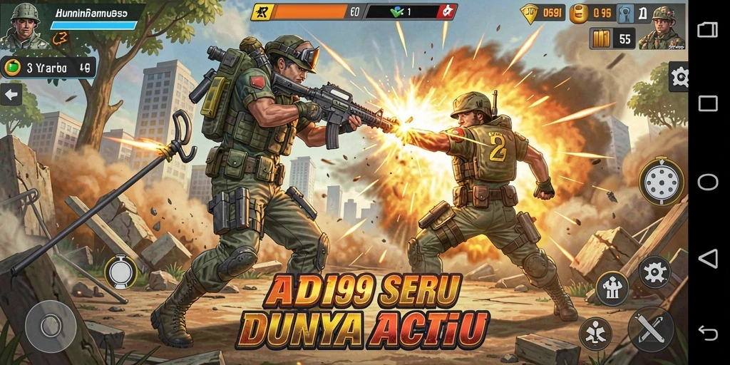 Gameplay seru dan intens dari ADI99 dalam aksi penuh.
