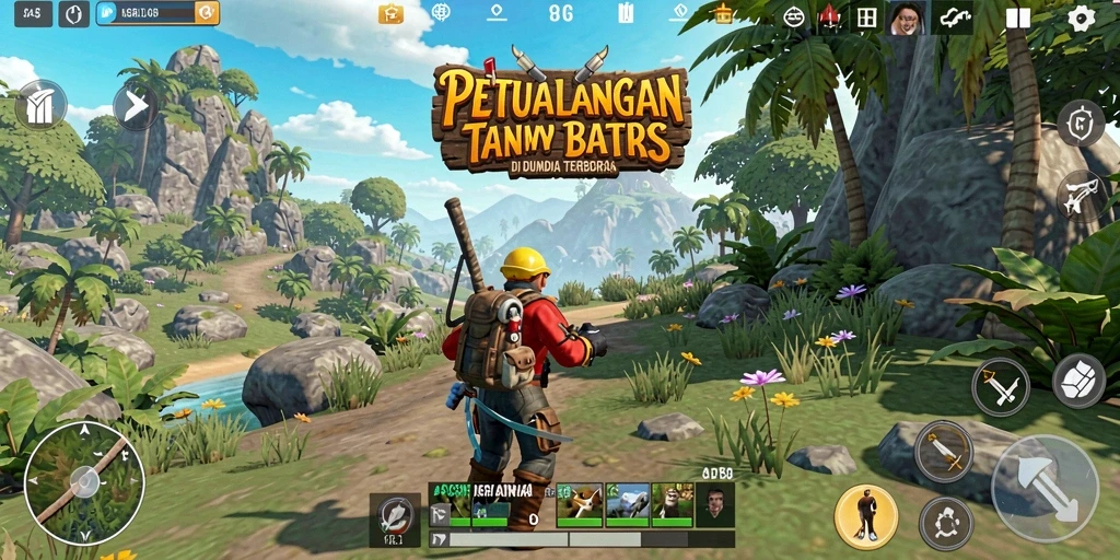 Tampilan gameplay yang memukau dari dunia Open World BAGINTA168.