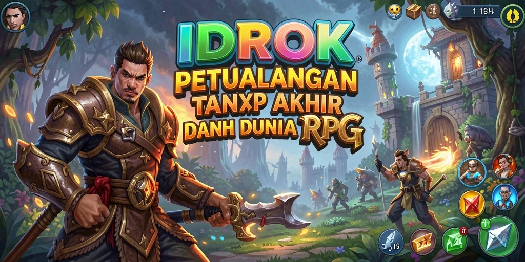 Tangkapan layar menampilkan pertarungan mendebarkan di IDROK.