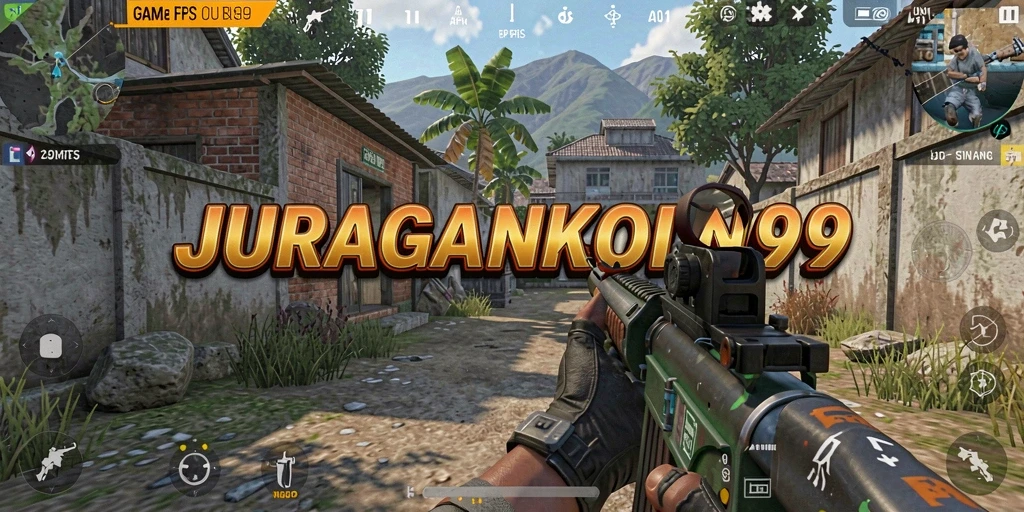 Tampilan menegangkan saat pertempuran di JURAGANKOIN99.