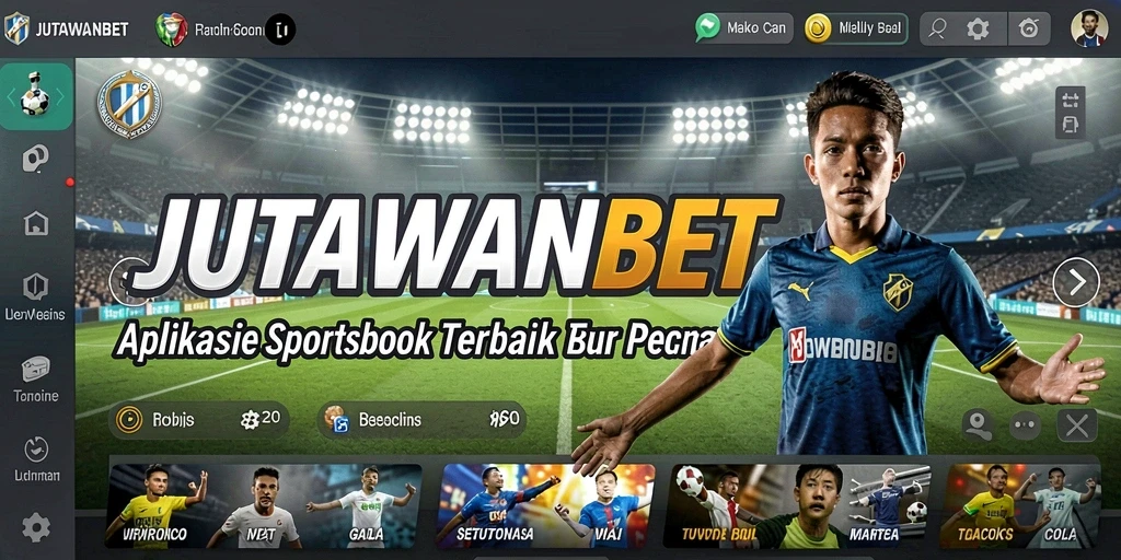 Screenshot utama JUTAWANBET menampilkan antarmuka taruhan yang dinamis.