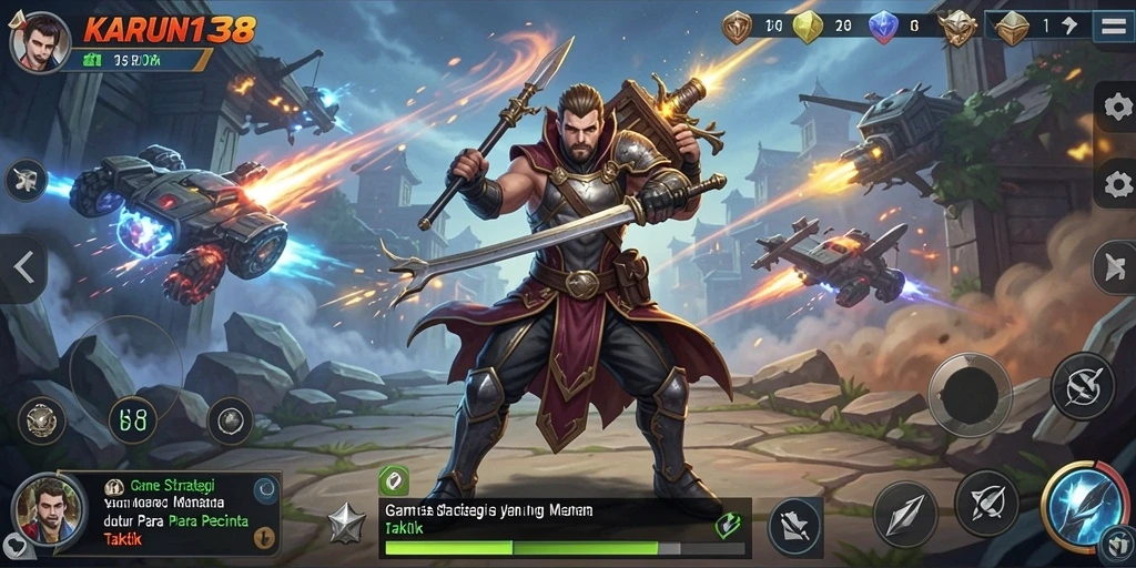 Tampilan menarik dari gameplay <strong>KARUN138</strong> yang penuh strategi.