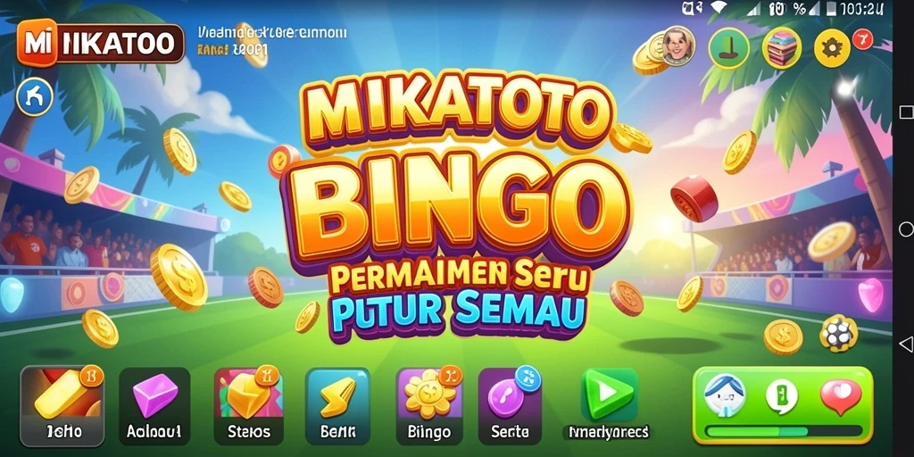 Tampilan gameplay menang Bingo yang seru di MIKATOTO.