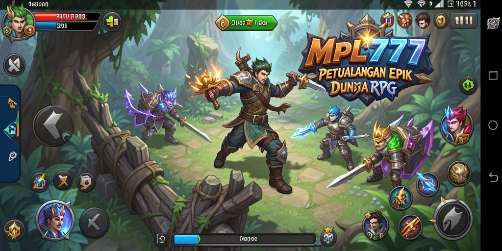 Tangkapan layar MPL777 menampilkan aksi seru dalam pertempuran RPG yang mendebarkan.