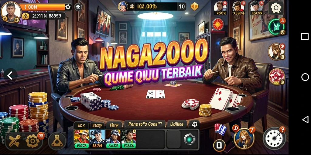 Tampilan gameplay NAGA2000 yang mendebarkan di QiuQiu.