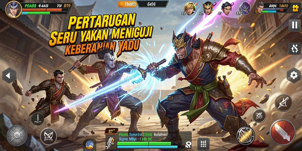 Tampilan menarik dari gameplay POA88 yang penuh aksi.