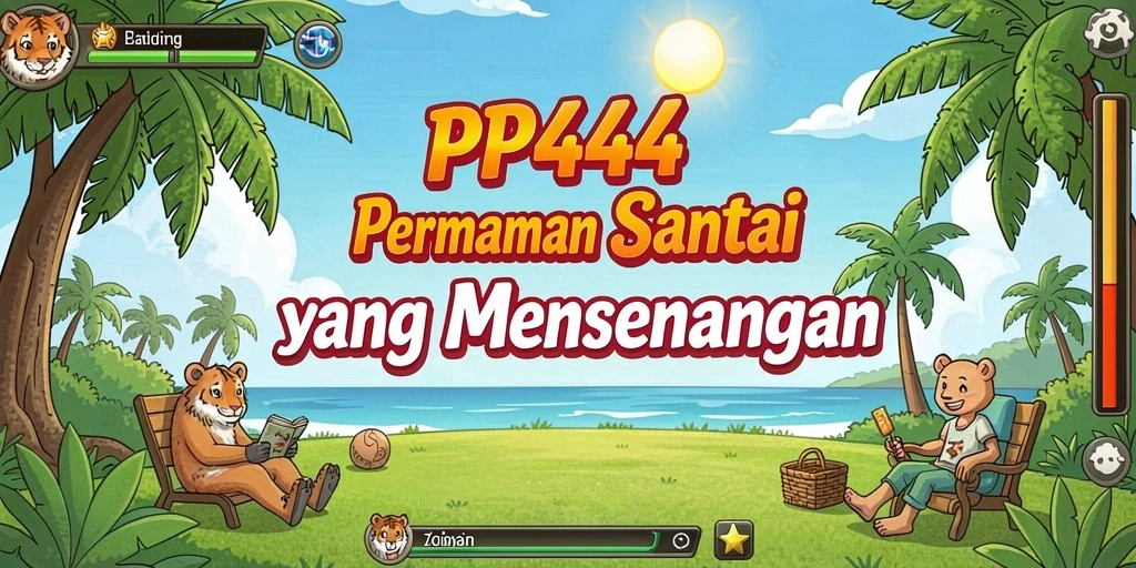 Tampilan gameplay PP444 yang cerah dan menarik