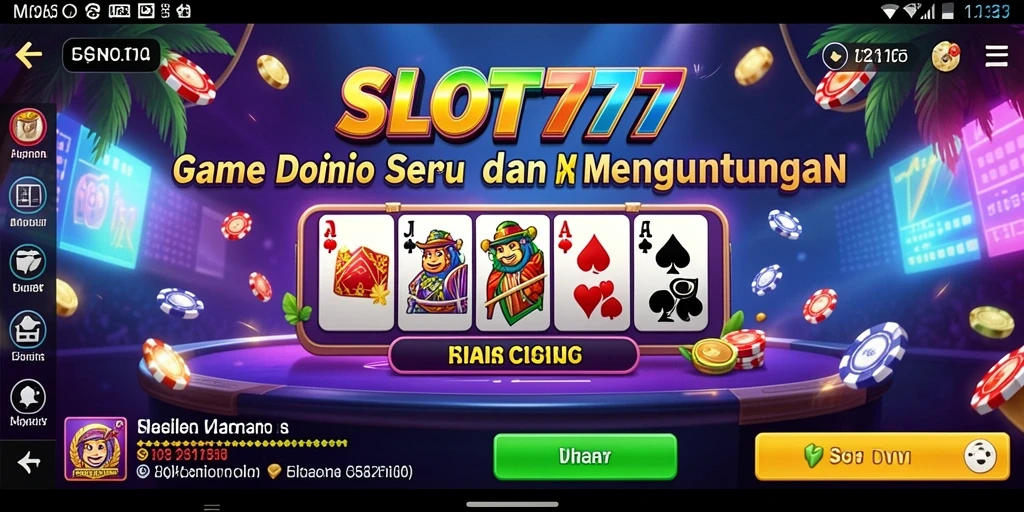 Tampilan gameplay seru dan menarik di SLOT777 dengan pemain berinteraksi.