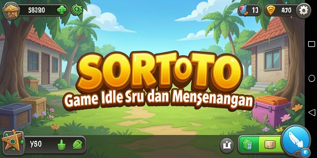 Screenshot gameplay SORTOTO yang menampilkan momen Idle yang seru.