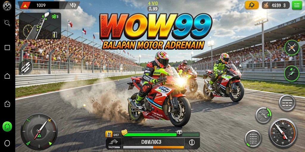 Tampilan gameplay seru dan grafis menakjubkan dari WOW99.