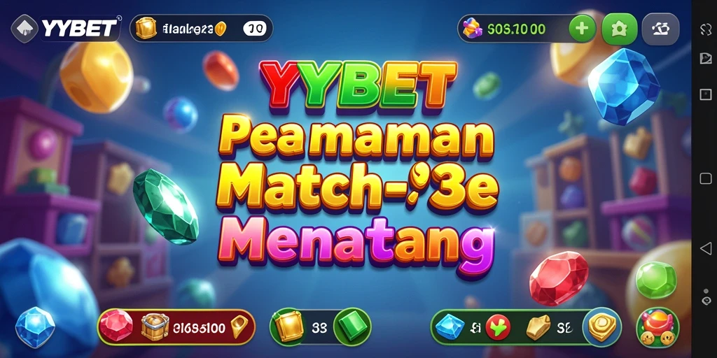 Tangkapan layar gameplay YYBET menunjukkan keseruan menyelesaikan tantangan Match-3.